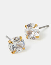 14ct Gold-Plated Large Bling Stud Earrings, , large