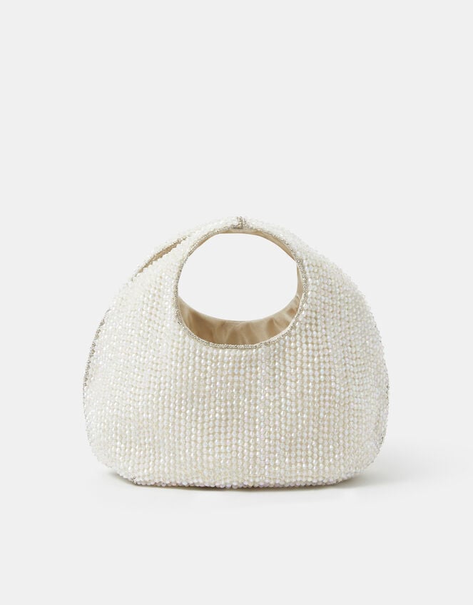 Sparkle Beaded Handheld Bag, , large