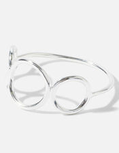 Recycled Sterling Silver Open Circle Ring, Silver (ST SILVER), large