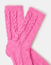 Cable Knit Boot Socks, , large