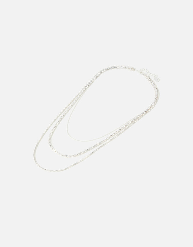 Blue Harvest Mixed Chain Necklace , , large