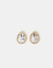 Molten Teardrop Stud Earrings, , large