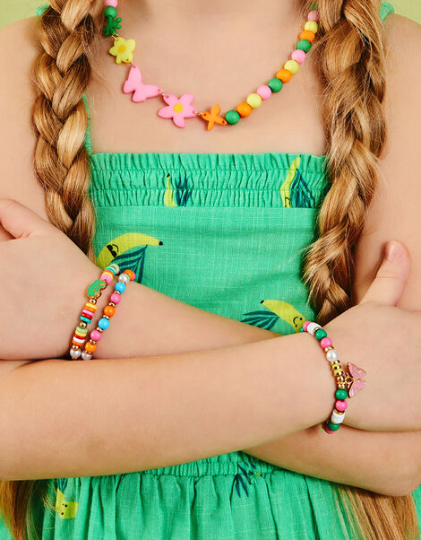 3-Pack Girls Tropical Bracelets , , large