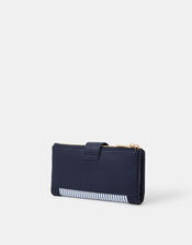 Stripe Buckle Purse, , large