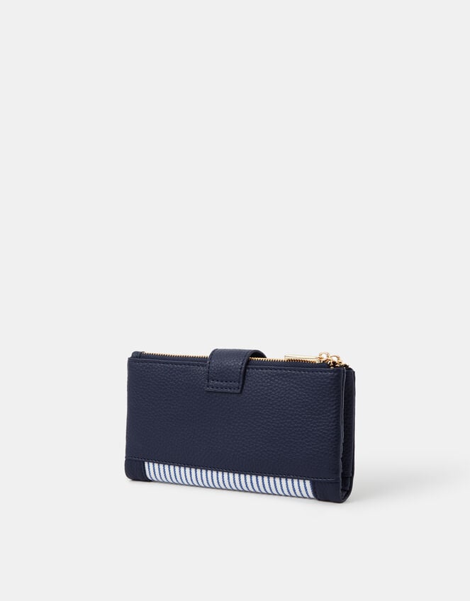 Stripe Buckle Purse, , large