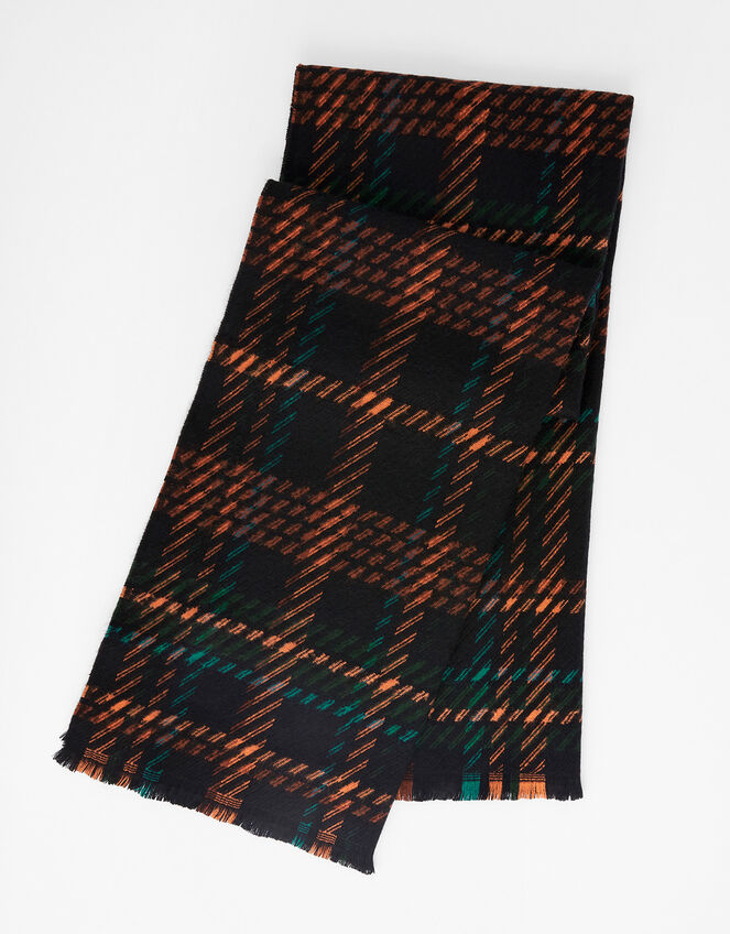 Zelda Check Blanket Scarf, , large