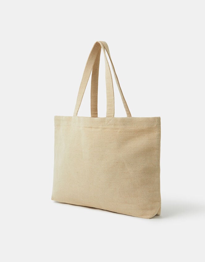 Bride Canvas Shopper Bag, , large