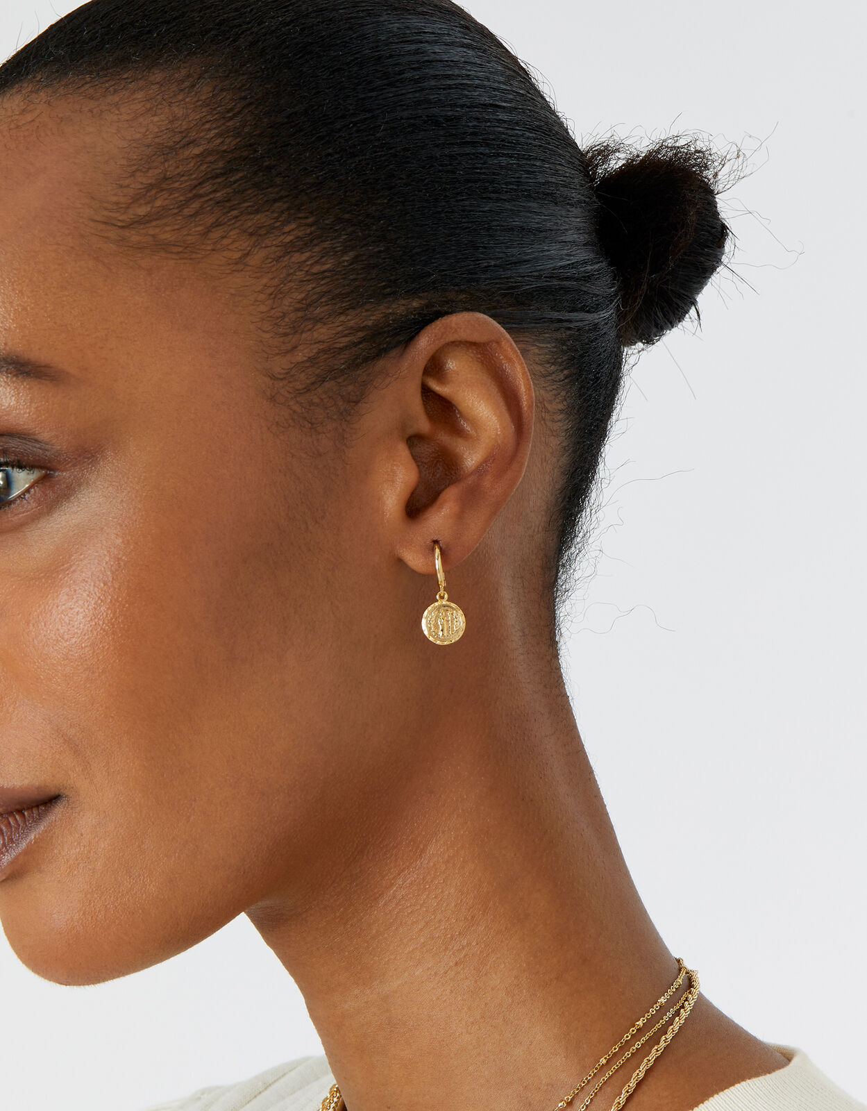 Buy Everyday Gold Hoop Earrings  Gold Filled Earrings  Gold Online in  India  Etsy