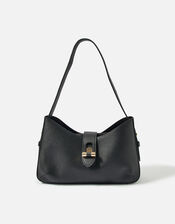 Talia Small Twistlock Bag, Black (BLACK), large