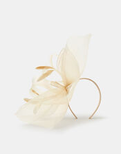 Large Crin Fascinator, Natural (CHAMPAGNE), large