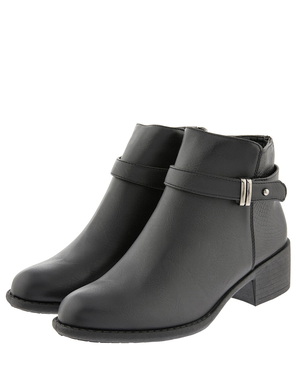 buckle ankle boots