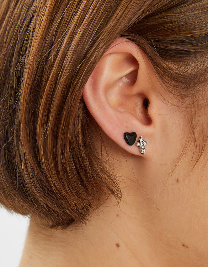 8-Pack Rock Star Stud Earrings, , large