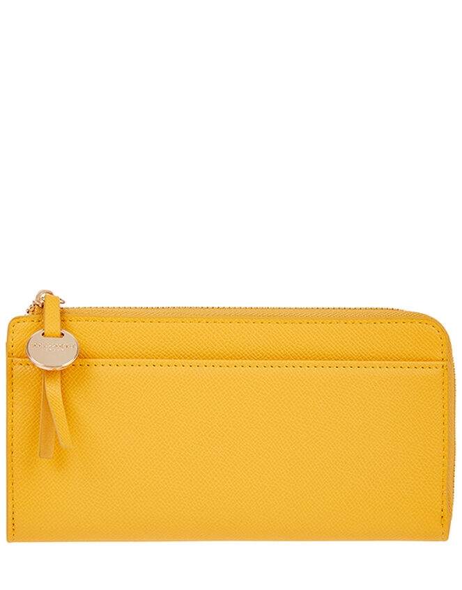 Large Reptile Wallet, Yellow (YELLOW), large