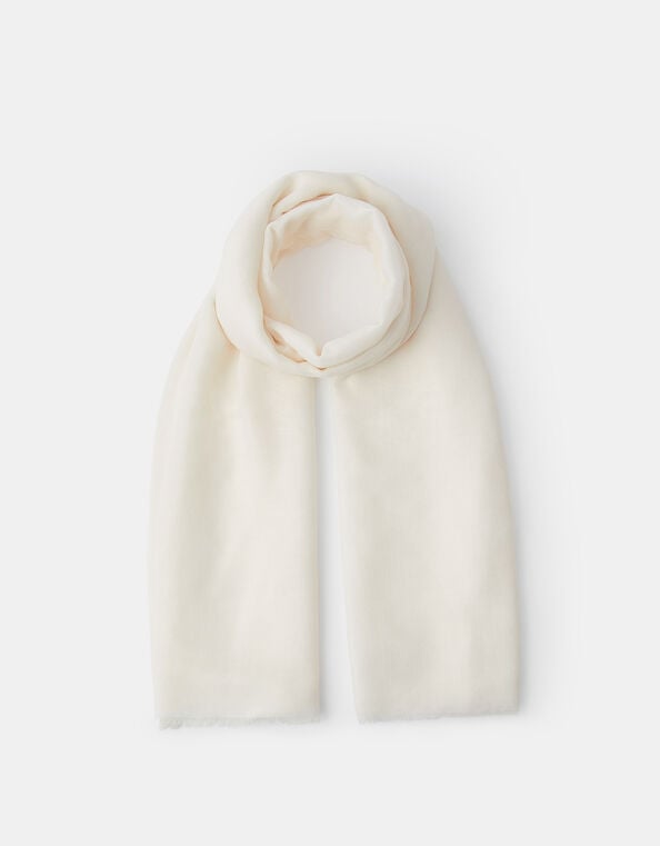 Lightweight Scarf, Natural (NATURAL), large