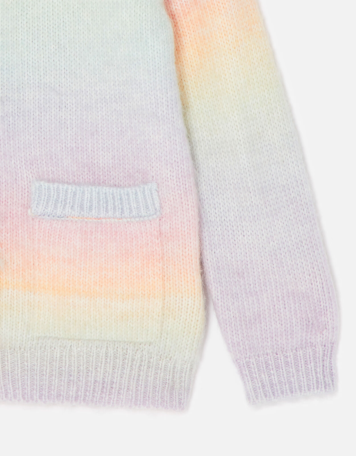 Girls Rainbow Ombre Cardigan Multi 
