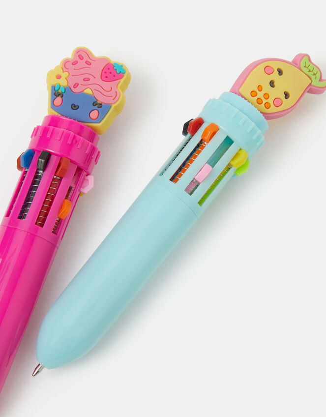 Girls 2-Pack Cartoon Multi Colour Pens, , large