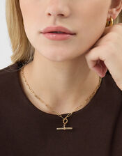 Chunky T-Bar Charm, Gold (GOLD), large