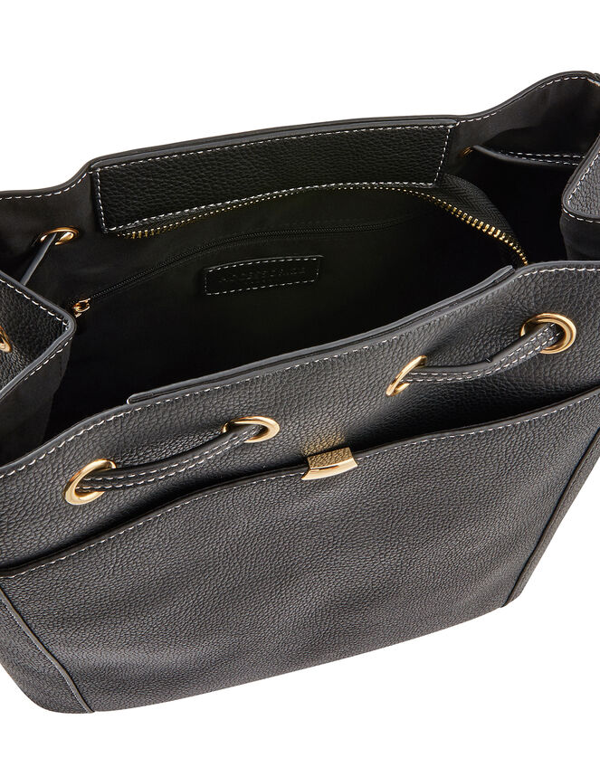 Nerissa Vegan Handbag, Black (BLACK), large