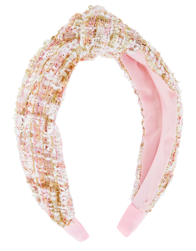Sequin Tweed Knot Headband | Hair bands & Scrunchies | Accessorize UK