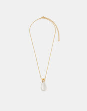 Stainless Steel Mixed Metal Pendant Necklace, , large