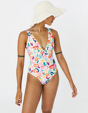 Lexi Colour Splash Shaping Swimsuit, Multi (BRIGHTS-MULTI), large