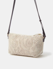 Crochet Crossbody Bag, , large