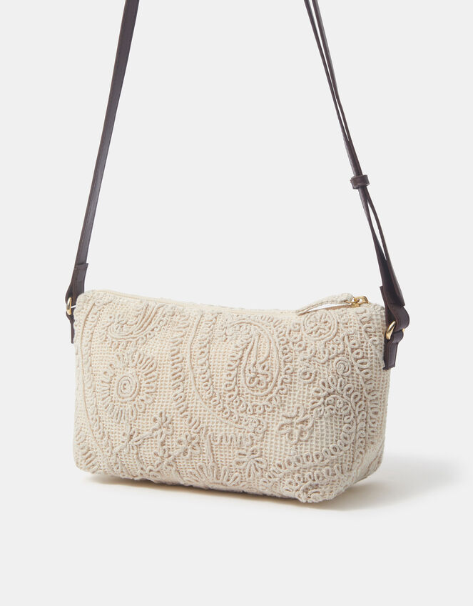 Crochet Crossbody Bag, , large