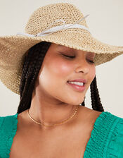 Fifi Fine Crochet Floppy Hat, , large