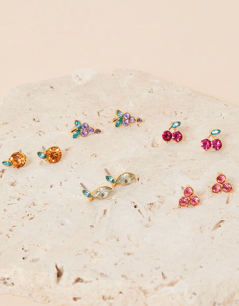 Fruit Stud Earrings 5 Pack, , large