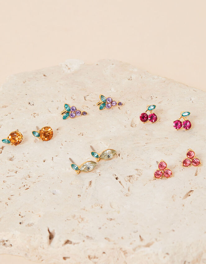Fruit Stud Earrings 5 Pack, , large