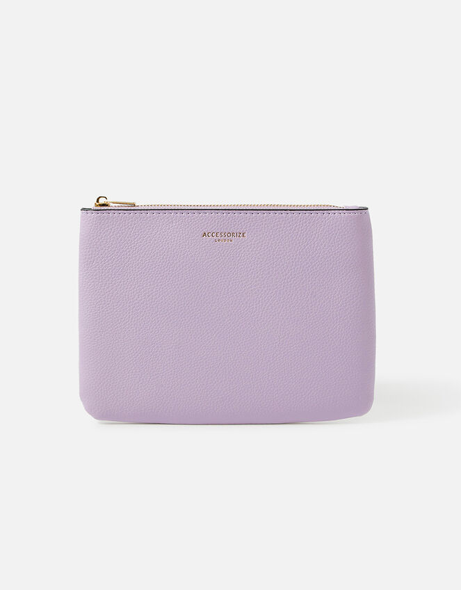 Pippa Pouch , Purple (LILAC), large