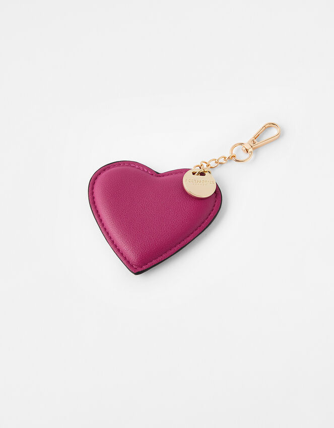 Heart Keyring, Red (BERRY), large