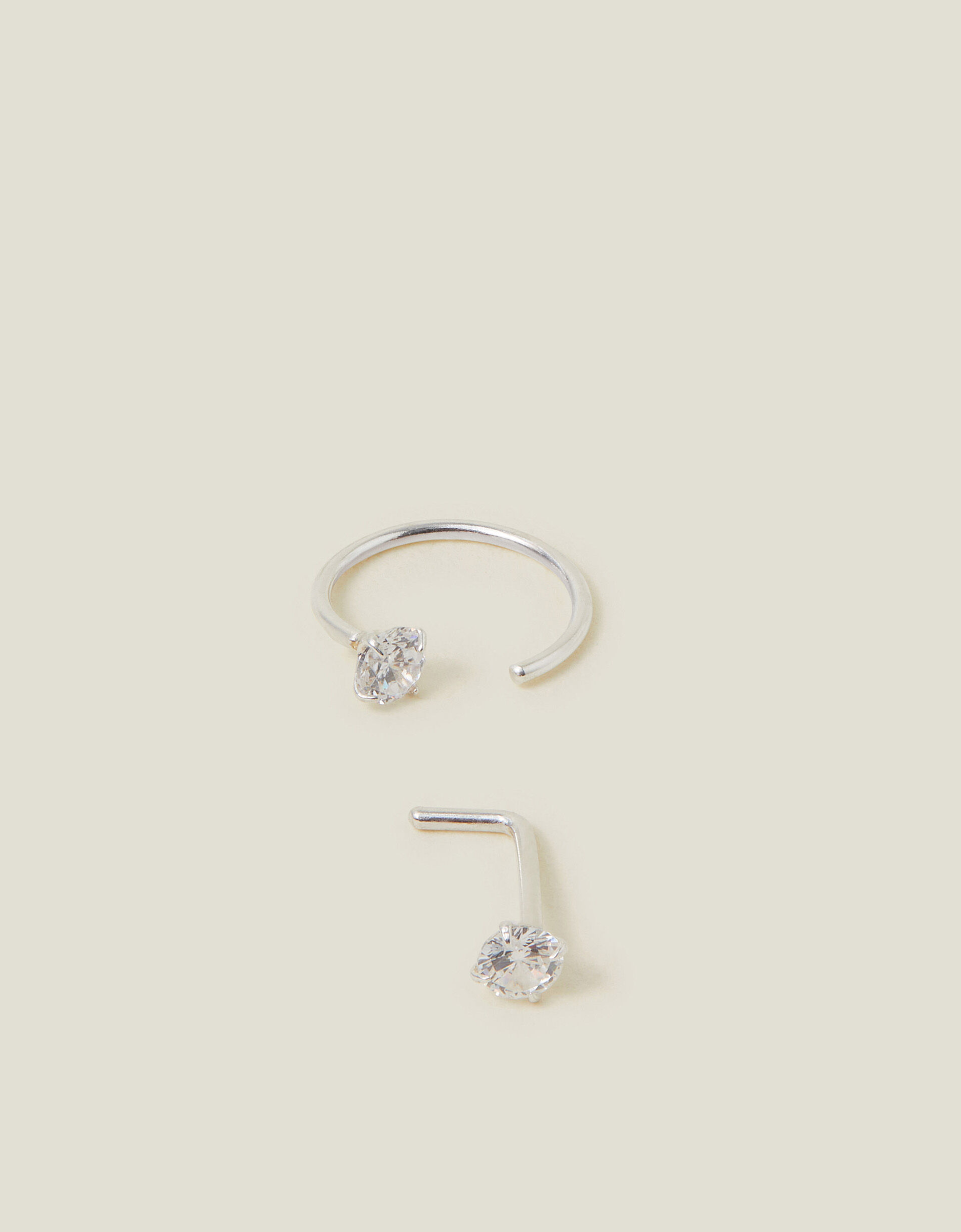 Diamond nose hoop sale