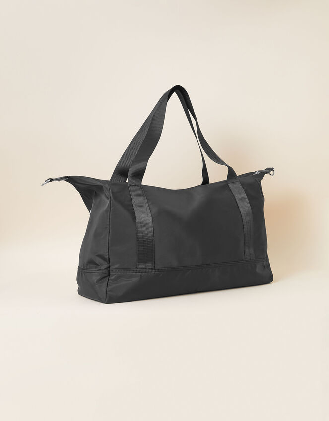 Weekend Bag with Recycled Nylon Black Weekend bags Accessorize Global