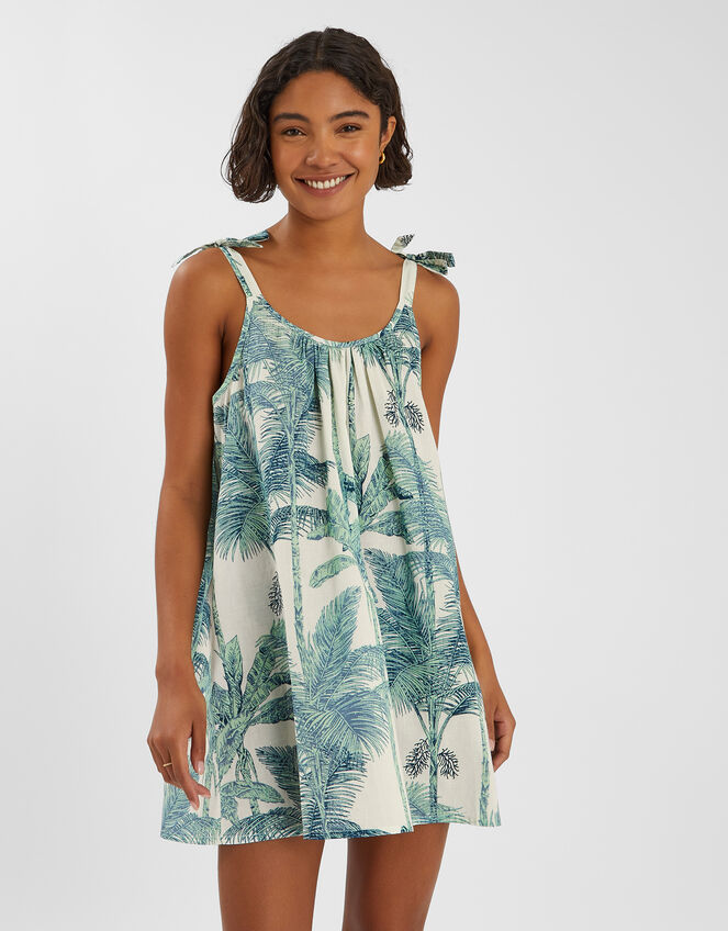 Palm Print Pyjamas, White (WHITE), large