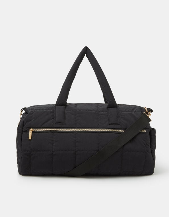 Quilted Weekend Bag, , large