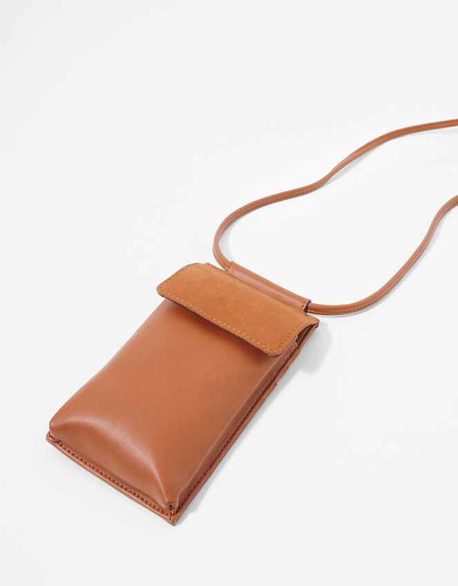 Carrie Utility Phone Bag, Tan (TAN), large