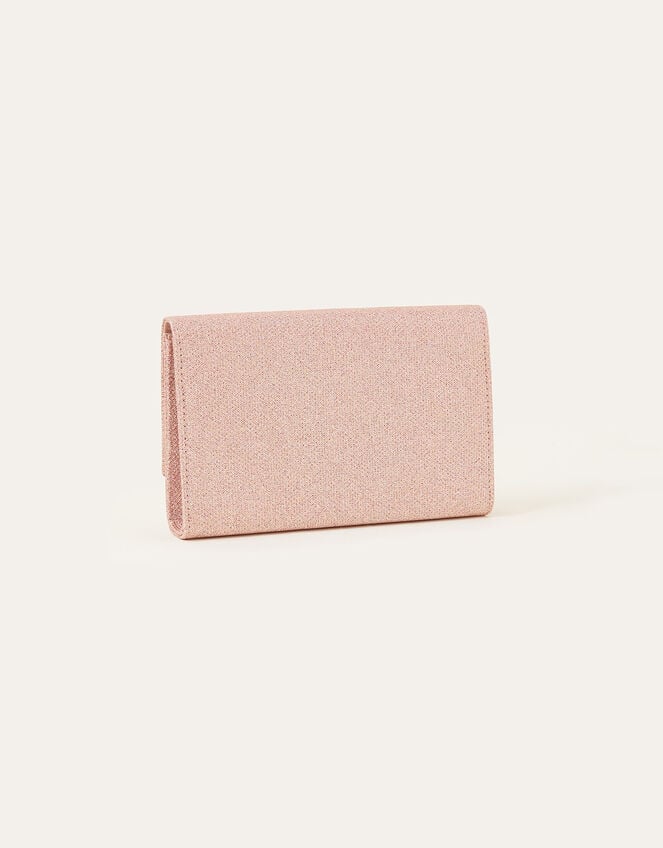 Metallic Box Clutch Bag, , large