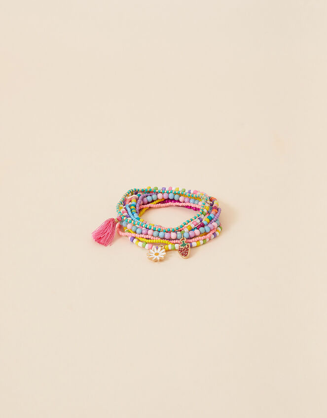 Girls Spring Retro Stretch Bracelet Pack, , large