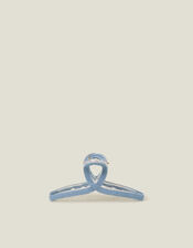 Wrapped Denim Claw Clip, , large