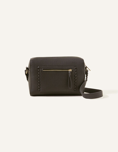 Front Pocket Cross-Body Bag, Black (BLACK), large
