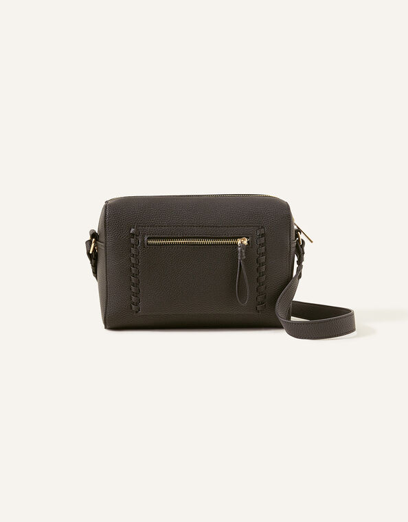 Front Pocket Cross-Body Bag, Black (BLACK), large