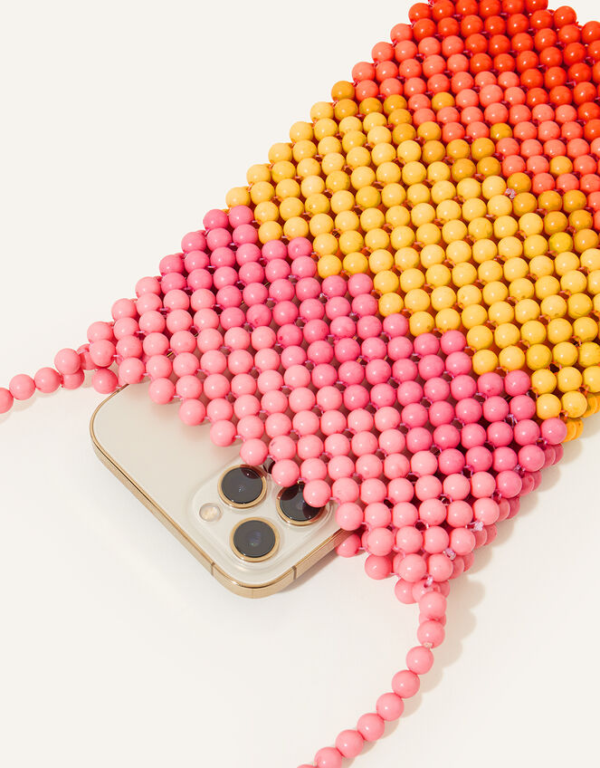 Beaded Cross-Body Phone Pouch, , large