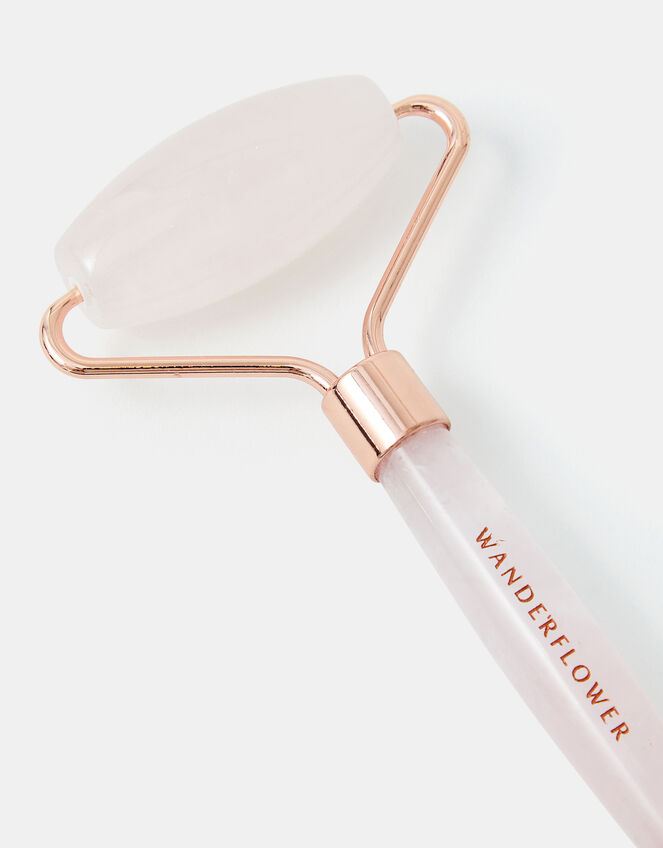 Wanderflower Rose Quartz Facial Roller, , large