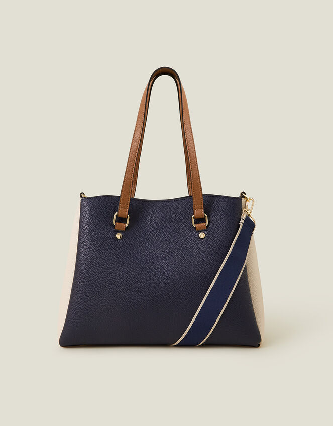 Colour Block Shoulder Bag, , large