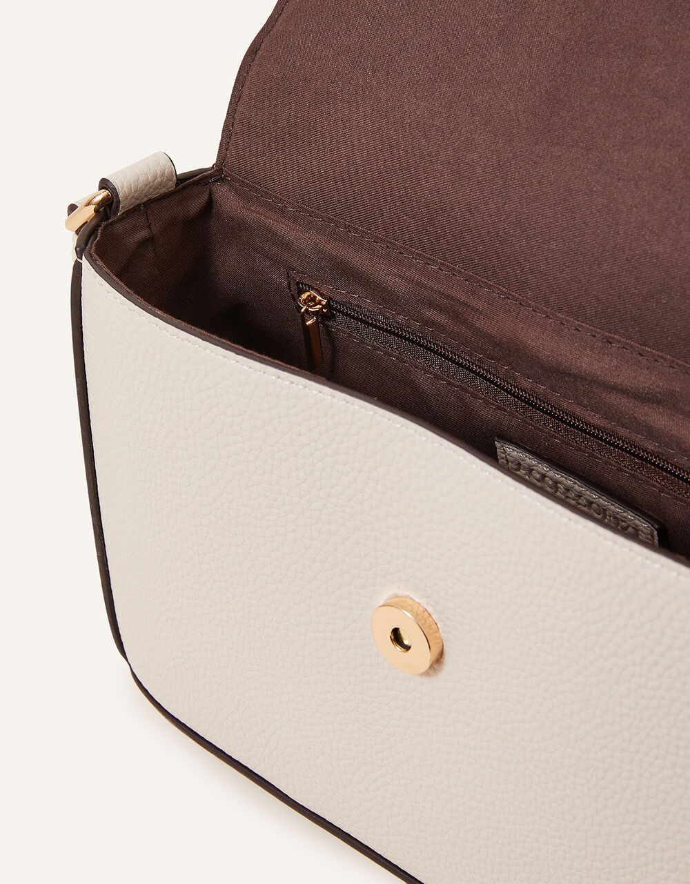 Artisan Detail CrossBody Bag Cream Crossbody bags Accessorize UK