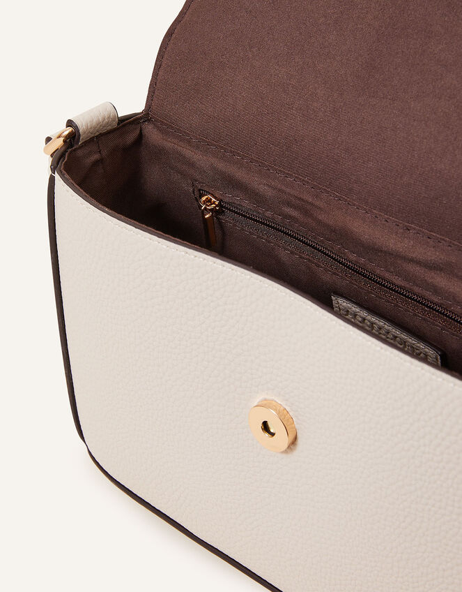 Artisan Detail CrossBody Bag Cream Crossbody bags Accessorize UK