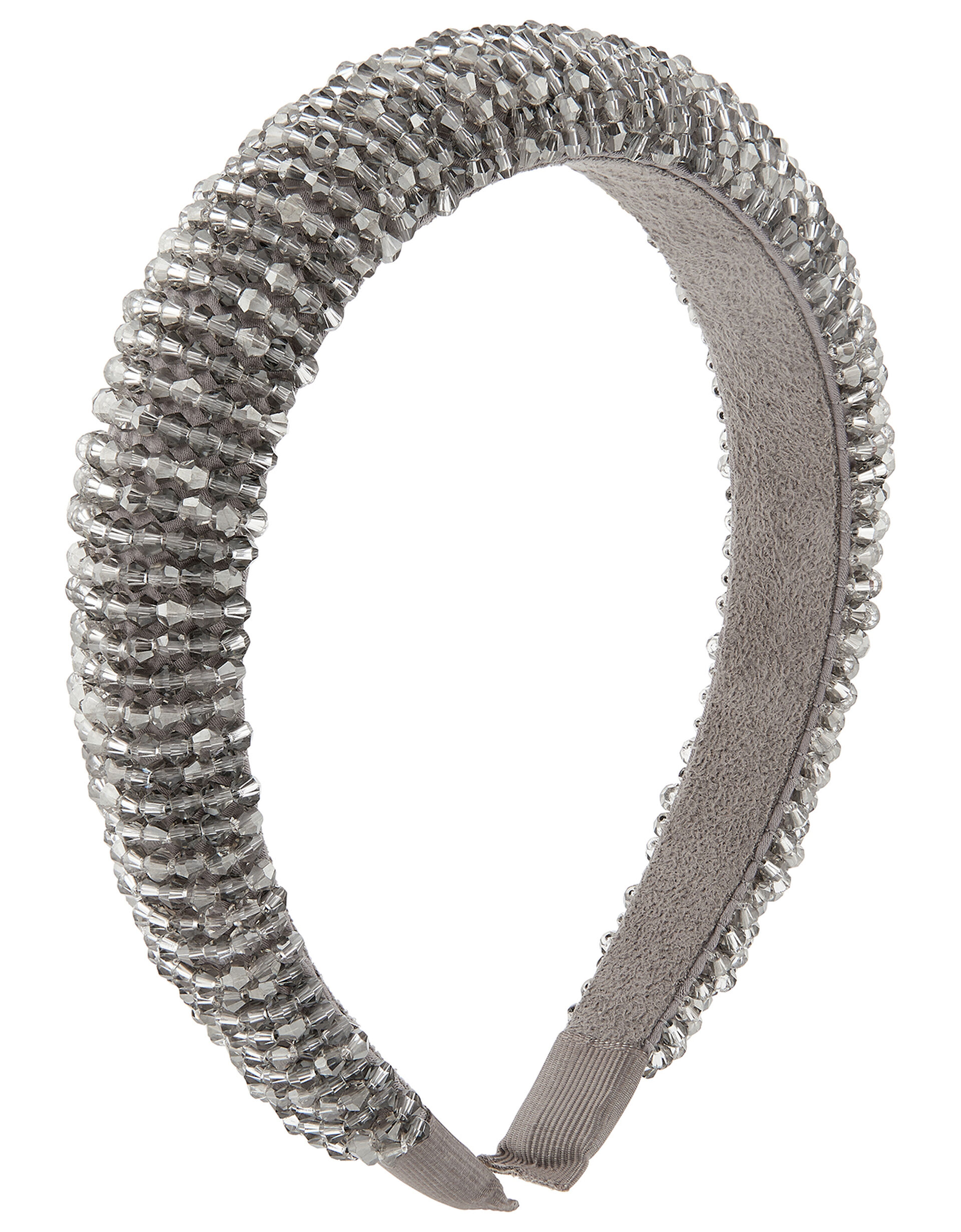 Pretty Crystal Bead Headband, , large