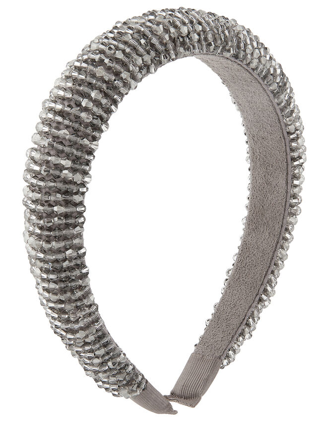 Pretty Crystal Bead Headband, , large