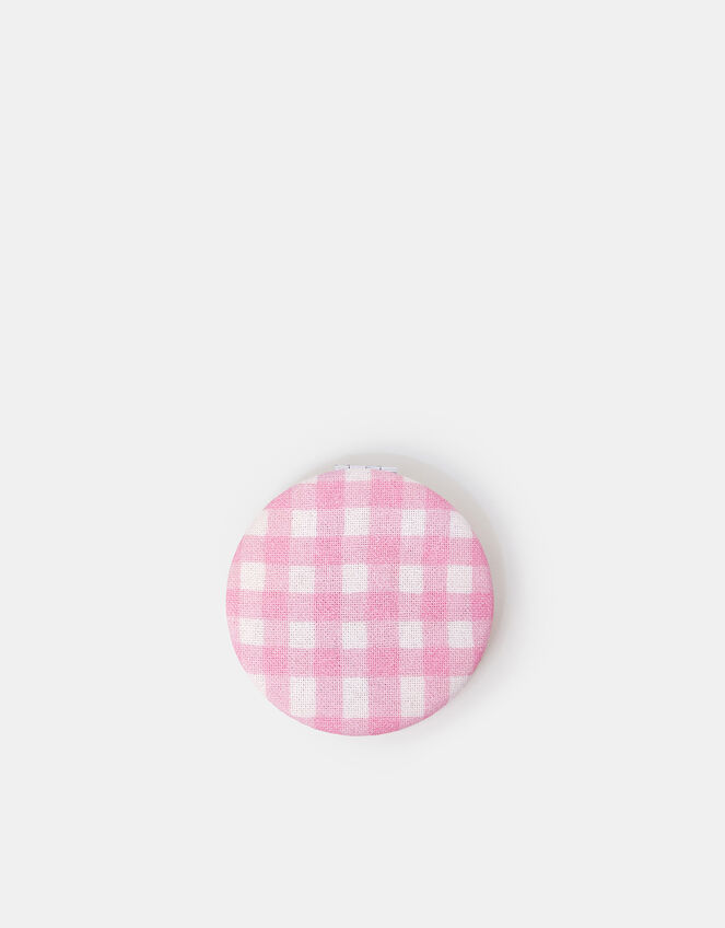 Cherry Gingham Compact Mirror, , large